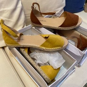Size 13: Espadrille Suede shoes ($25 / pair)
